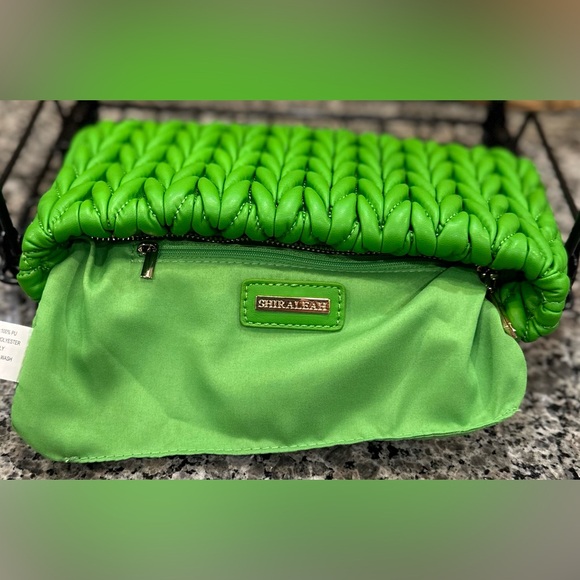 SHIRALEAH JODY ZIP POUCH, GREEN ✨LIKE NEW✨ - Picture 8 of 15
